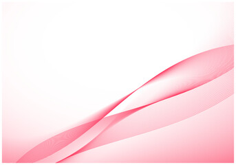 デジタルテクノロジーのウェーブ背景1赤色