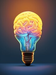 creative brain power concept