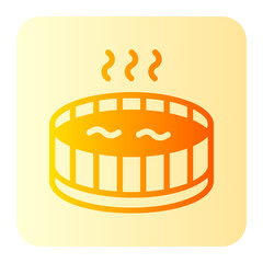 hot tub gradient icon