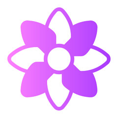 flower gradient icon