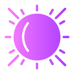 sun gradient icon