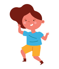 yellow day happy girl