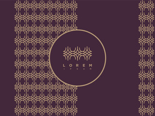 Luxury Modern Seamless Pattern Indonesian Traditional Batik Motifs Design Template