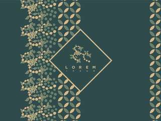 Luxury Modern Seamless Pattern Indonesian Traditional Batik Motifs Design Template 