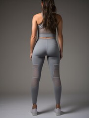 Fit woman wearing stylish athletic wear