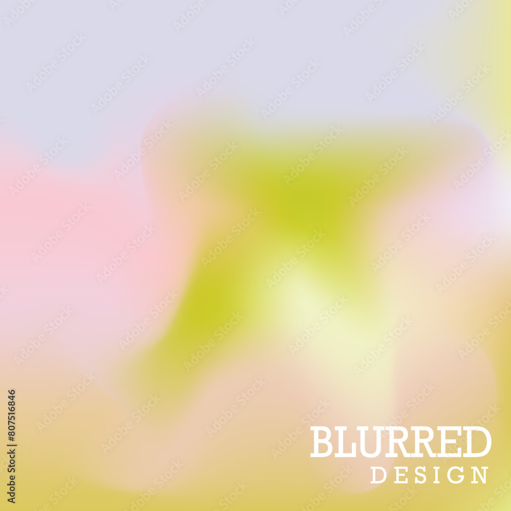 Poster abstract colored blurred gradient background design
