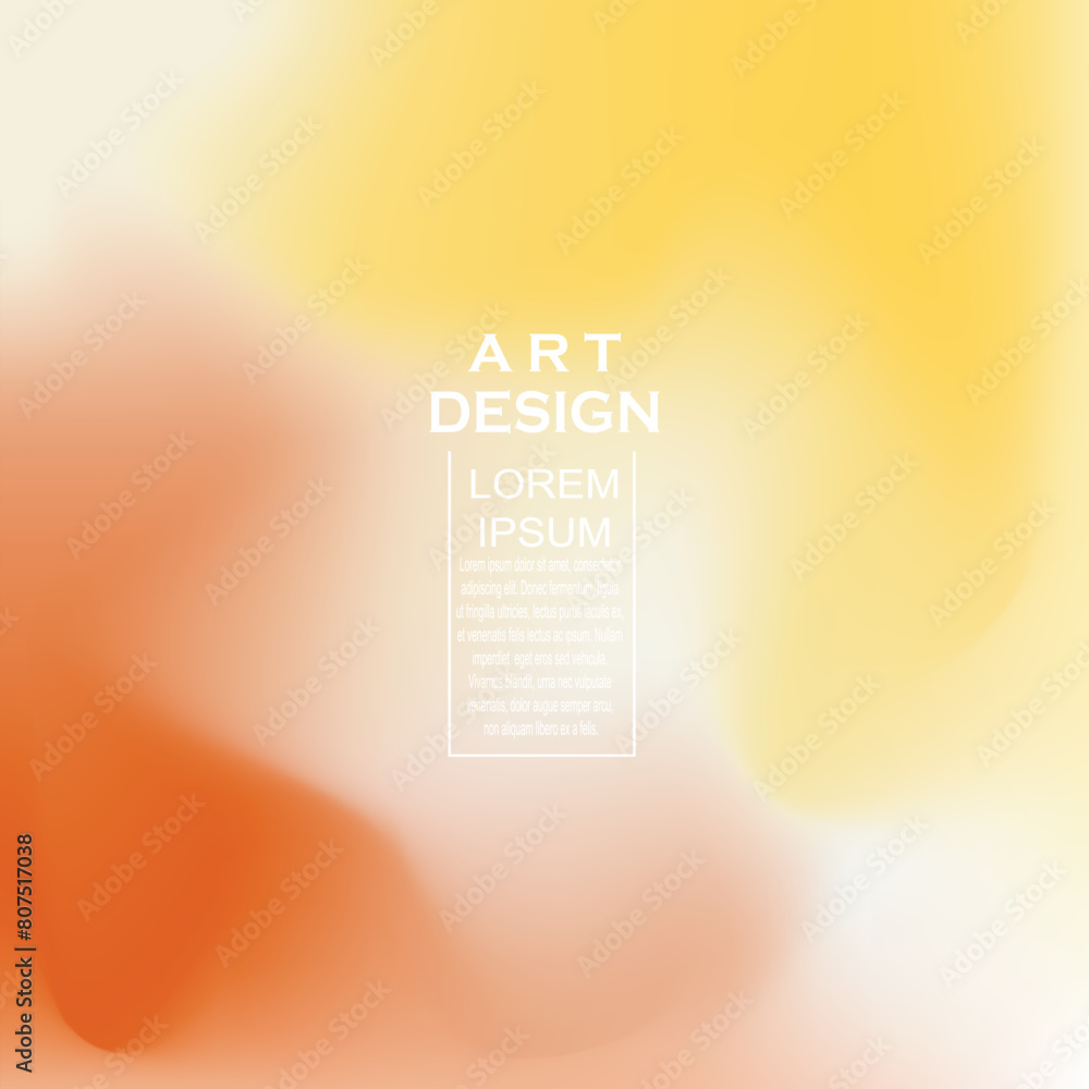 Poster abstract colored blurred gradient background design