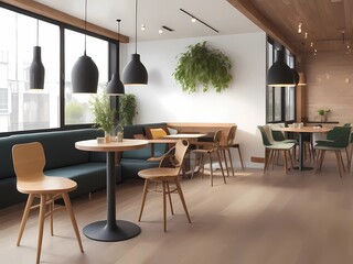 Modern_cafe_interior_with_wooden_table_2