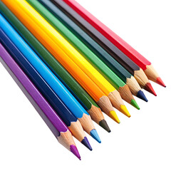 Fototapeta premium Wooden colored pencils o
