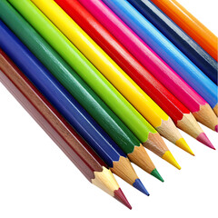 Fototapeta premium Wooden colored pencils o