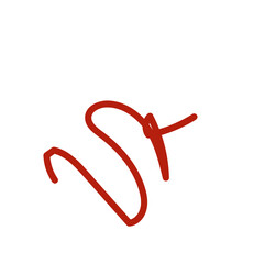 Tangled squiggly abstract line vector 