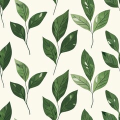 Green Leaves Background Illustration