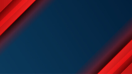 Dark Blue And Red Abstract Background