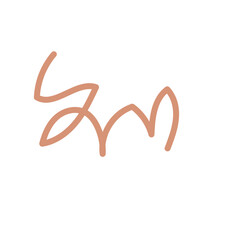 Tangled squiggly abstract line vector 