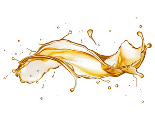 Fototapeta premium isolated oil splash , GENERATIVE AI