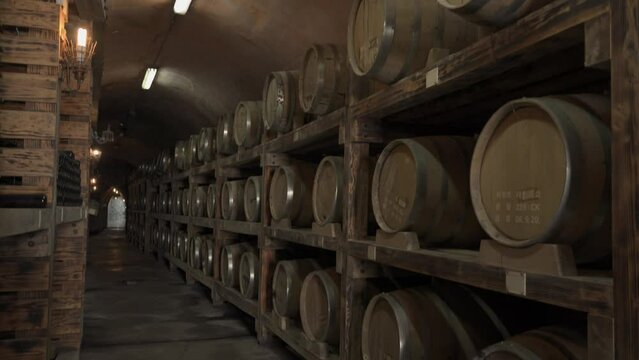 brewery wine aging wine cellar
