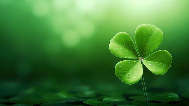 Four leaf clover, St. Patrick's Day