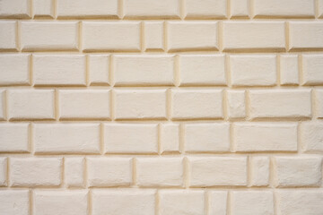 Obraz premium Background from a beige old brick wall