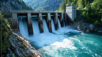 Maximizing Efficiency and Environmental Conservation in Hydroelectric Power Plants 