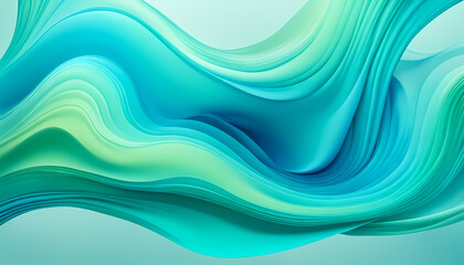 Abstract gradient background inspired by fluid