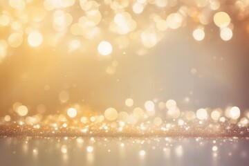 Elegant Gold Bokeh: Soft golden hues with bokeh circles gently fading into the background, perfect for a sophisticated touch.