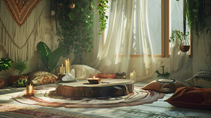 Chic Boho Meditation Haven