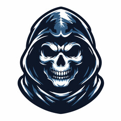 Fototapeta premium skull mascot logo icon Design