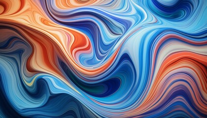 Obraz premium vibrant abstract composition, featuring dynamic swirls and fluid shapes, texture isolated abstract background