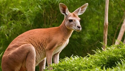 Fototapeta premium kangaroo in the grass