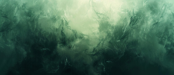 background with abstract green smoke