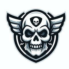 skull mascot logo icon Design