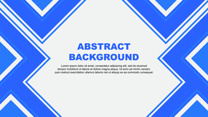 Abstract Background Design Template. Abstract Banner Wallpaper Vector Illustration. Blue Vector