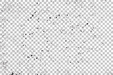 Dot dust grain overlay grunge spray effect spotted splash effect Spotted texture transparent background  vector design