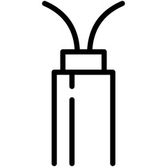 cable wire line icon