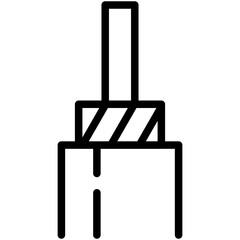 cable wire line icon