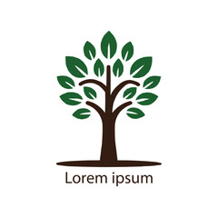 Obraz premium Vector silhouette of a tree