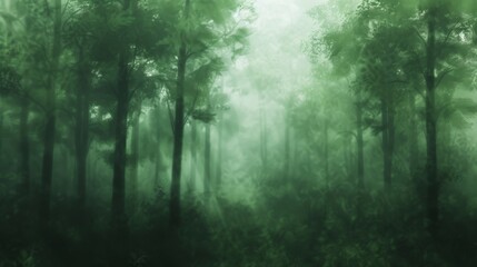 Fototapeta premium blurry forest trees leafs background, copy and text space, 16:9
