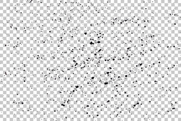 Dot dust grain overlay grunge spray effect spotted splash effect Spotted texture transparent background  vector design