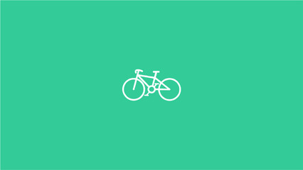 Bicycle simple design modern minimalis and eco transportation