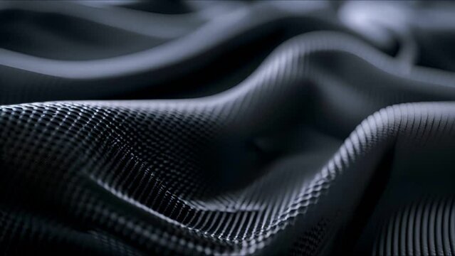 A close up of a piece of blue cloth.