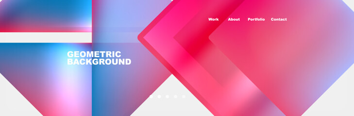 Triangle minimal web site page background design. Vector Illustration For Wallpaper, Banner, Background, Card, Book Illustration, landing page