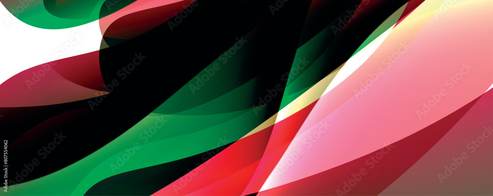 Aufkleber an artistic close up of a vibrant swirl resembling a petal or triangle on a white backdrop. the colo