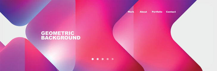 A gradient geometric background featuring shades of purple, pink, and magenta. Perfect for automotive lighting event promotions or electric blue font accents