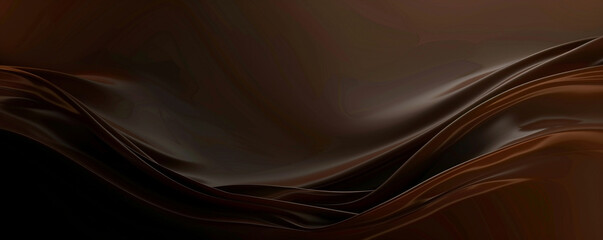 Contemporary abstract wallpaper with smooth gradient from dark chocolate to black