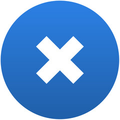 Obraz premium Numbers And Special Characters Blue Icon Pack