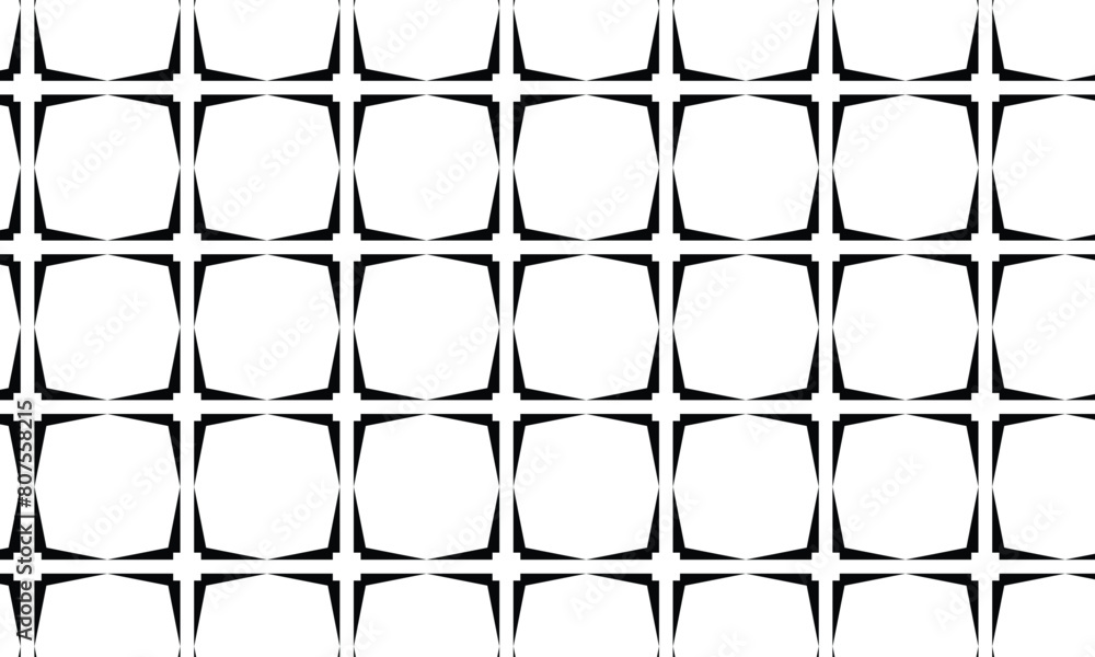 Aufkleber abstract simple geometric line pattern.