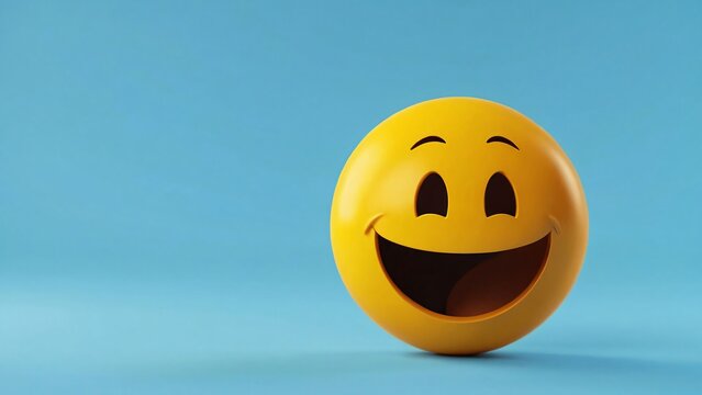 Happy emoticon expression background, Yellow smiley faces happiness joy, cheerful emotion symbols