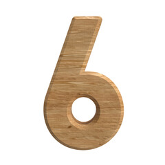 Number 6 wood