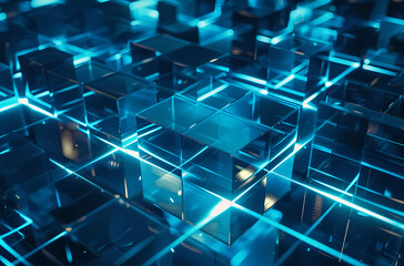 Obraz premium abstract, space, technology, future, background