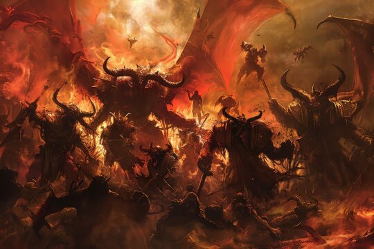 A battle against a horde of demons unleashed by a cult seeking to bring about the end of days.